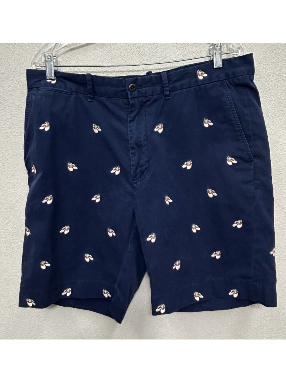 Polo Golf Ralph Lauren Men's Shorts 36 Golf Shoes All Over Print Embroidered